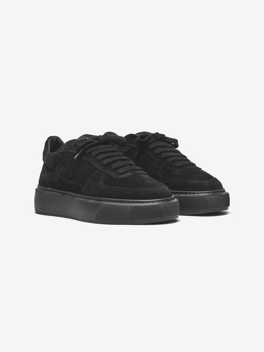 Court Trainer Triple Black Suede