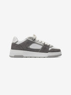 Grey and white sneaker perfect for going out