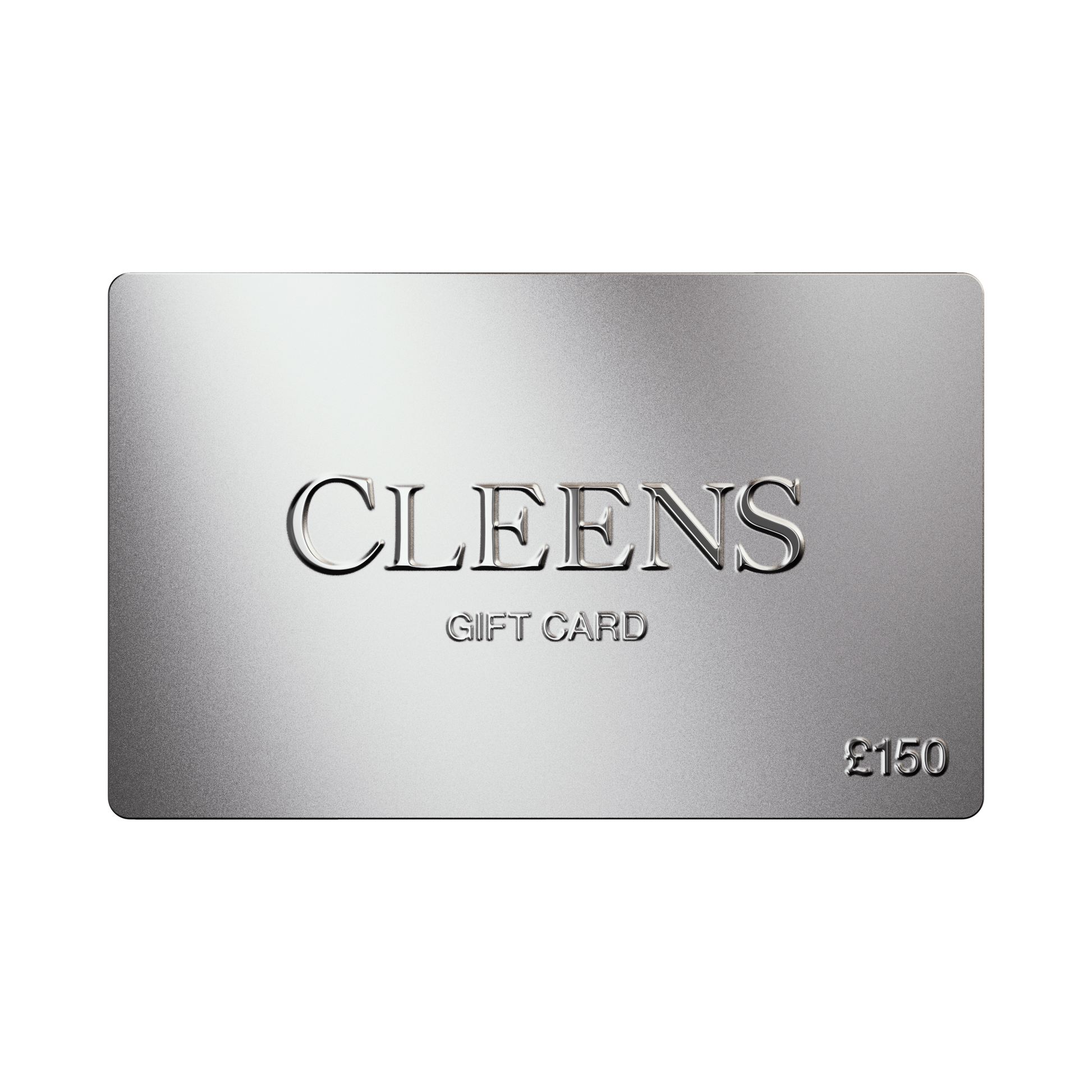 Cleens digital gift card – £150 value