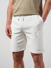 Tech Interlock Shorts Off White