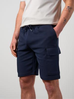 Tech Interlock Shorts Navy