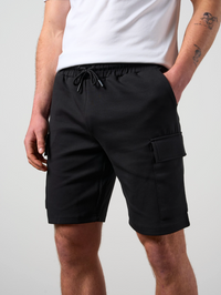 Tech Interlock Shorts Black