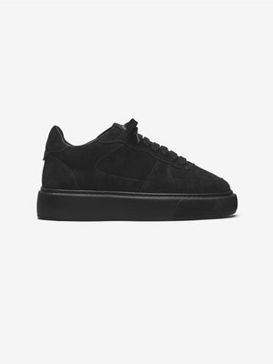 Court Trainer Triple Black Suede