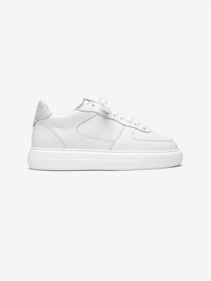 Court Trainer White Tumbled leather